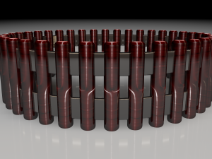 futuristic ring Model 3D