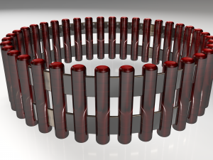 futuristic ring Model 3D