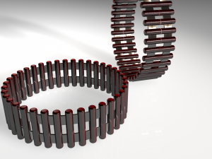 futuristic ring Model 3D