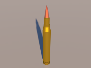 sniper bullet 3D Model