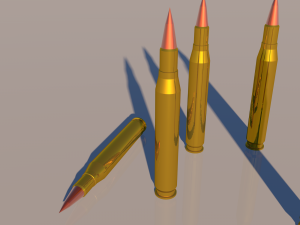 sniper bullet 3D Model