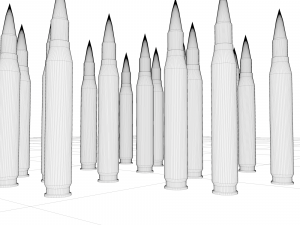 sniper bullet 3D Model