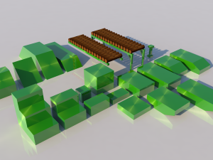 pack of platforms 3D Model