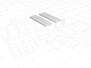 pack of platforms 3D Model
