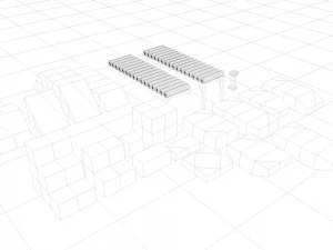 pack of platforms 3D Model