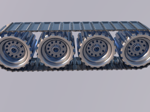 tank wheel 3D-Modell