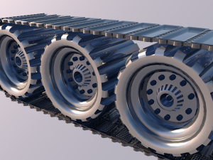 tank wheel 3D-Modell