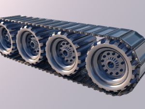 tank wheel 3D-Modell