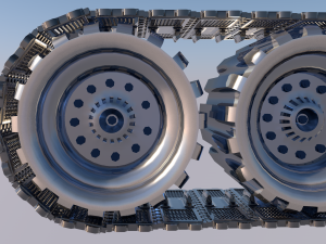 tank wheel 3D-Modell