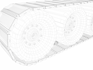 tank wheel 3D-Modell