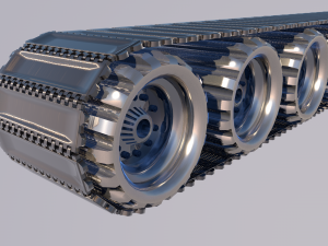 tank wheels Model 3D