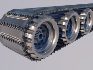 tank wheels 3D Model