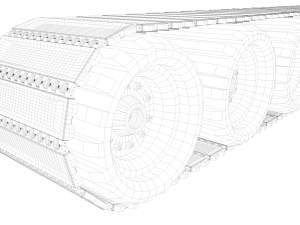 tank wheels Model 3D
