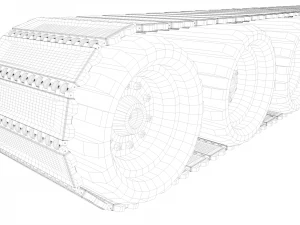 tank wheels 3D Model