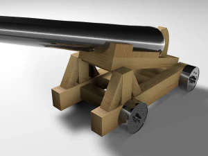 pirate cannon 3D Model