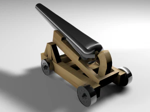 pirate cannon 3D Model