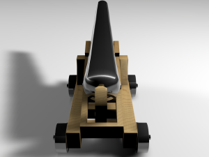 pirate cannon Modelo 3D