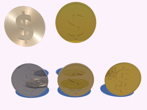 coins Model 3D