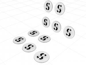 coins Model 3D