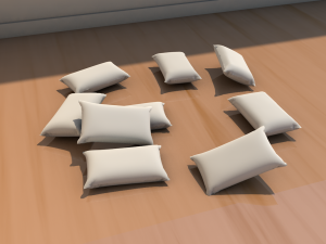 pillow 3D 模型