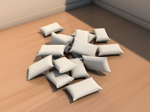 pillow 3D 模型