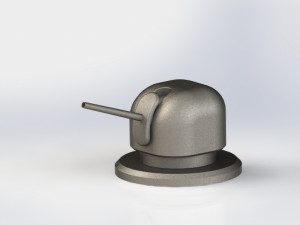 turret canon 3D प्रिंट मॉडल