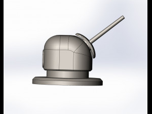 turret canon Modelo de Impressão 3D