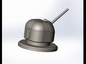 turret canon Modelo de Impressão 3D