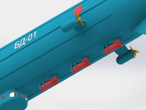 dirigible bomber 3D Model