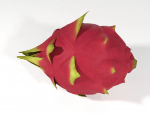 pitahaya fruit from ecuador 3D Model