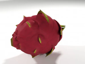 pitahaya fruit from ecuador 3D Model