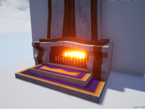 fireplace Modello 3D