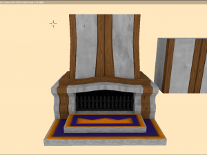 fireplace Modelo 3D