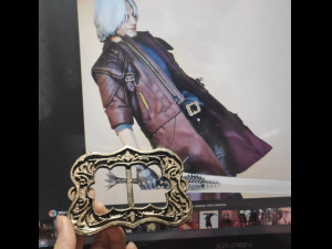 dmc - devil may cry buckle on dantes 5 3D Druckmodell