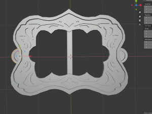 dmc - devil may cry buckle on dantes 5 3D Druckmodell