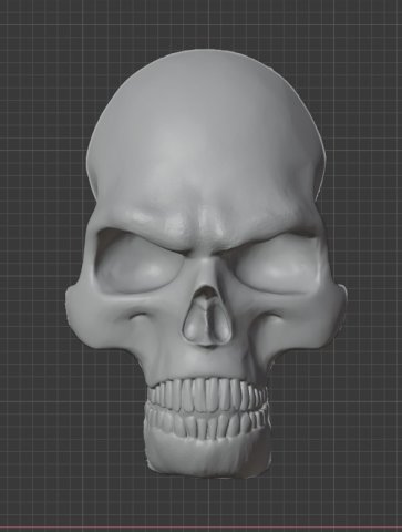 dmc - devil may cry skull on dantes back Modello di stampa 3D .c4d .max .obj .3ds .fbx .stl .blend