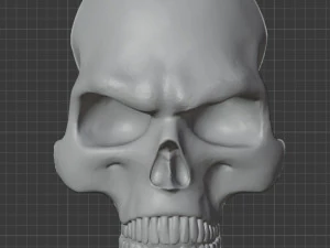 dmc - diabeł może płakać czaszką na plecach Dantesa Model do druku 3D