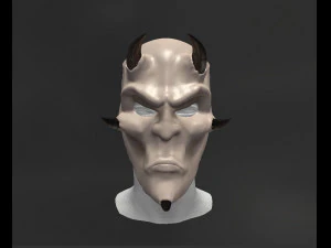 japanese demon carnival mask 3D Print Model