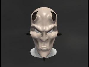 japanese demon carnival mask 3D Print Model