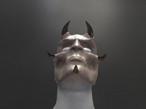 japanese demon carnival mask 3D Print Model
