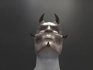 japanese demon carnival mask 3D Print Model