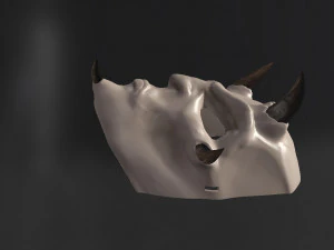 japanese demon carnival mask 3D Print Model