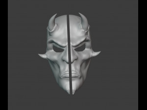 japanese demon carnival mask 3D Print Model