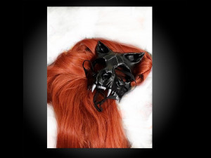 cat skull mask cosplay Model do druku 3D