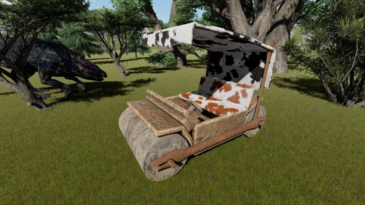 flintstones car 3D Model .c4d .max .obj .3ds .fbx .stl .blend 