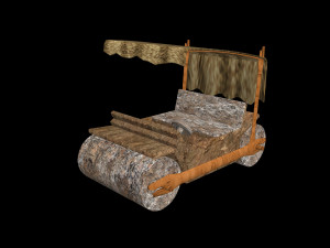 flintstones car 3D 模型