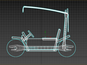 flintstones car 3D 模型