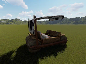 flintstones car 3D Model