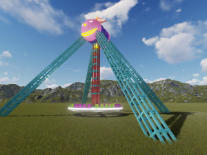the big swing game 3D मॉडल