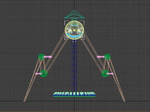 the big spider swing game 3D Model